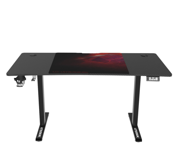 Ultradesk LEVEL V2 (Czarno-Czerwone) (elektryczna regulacja) UDESK-LVA-RB - 1077060 - zdjęcie 2